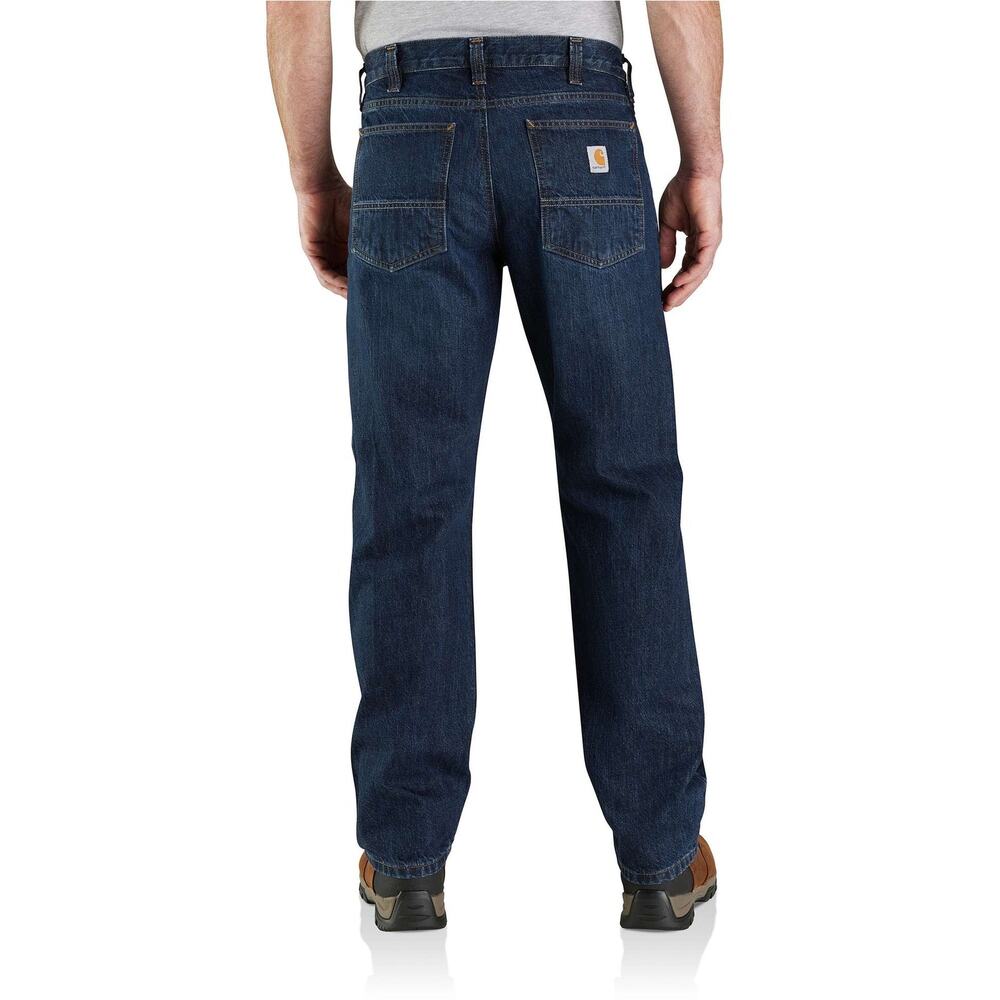 Carhartt FRB160 FR Flame Resistant Work Jeans Men's NFPA 2112 Blue -‎ Size 40x30
